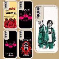 R38 Squid Game Casing for VIVO S1 Y11s Y20s Y20i Y12s Y83 Y66 Y20 V15 V19 Neo V17 Pro White