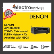 DENON AVC-X4800H 200W x 9.4 channel  Full 8k Network AV  Amplifier with HEOS