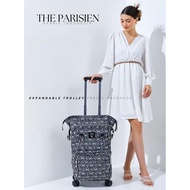[THE PARISIEN] ORIGINAL PARISIEN BARLEY TROLLEY BACKPACK BAG 4 WHEELS UNISEX 158-A ORIGINAL AND TRUS