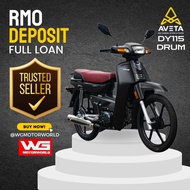 Aveta DY115 DRUM Moped *𝐁𝐑𝐀𝐍𝐃 𝐍𝐄𝐖 𝐔𝐍𝐑𝐄𝐆𝐈𝐒𝐓𝐄𝐑* Price OTR+ FREE DELIVERY