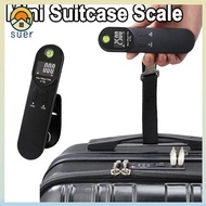 SUERHD Travel Weighing Scale, Mini Electronic Luggage Scale,  Kg/Oz/Ib Portable Plastic Baggage Weig