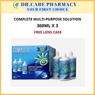 JOHNSON & JOHNSON COMPLETE Multi-Purpose Solution Contact Lense Pencuci Lens Anti Bakteria - 1 PACK 