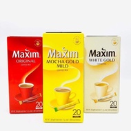 [isi 20 Sachet] Maxim Coffee Korea / Kopi Maxim Korea T20 - Original /