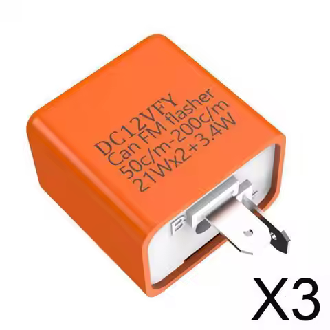 Adjustable LED Flasher Relay DC12V Motorcycle Turn Signal Light Blink Controller SMD Technology for 