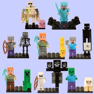 Minecraft Crawler Model Boy Minifigure Building Blocks Children Assembling Toys Educational 6-7-8-10