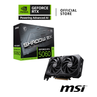 MSI GeForce RTX™ 5060 8G SHADOW 2X OC VGA Card การ์ดจอ