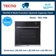 Tecno 8 Multi-function Upsized Capacity Built-in Oven, TBO7008