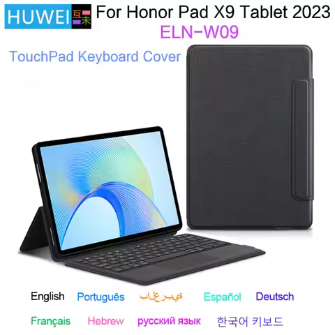 HUWEI Keyboard Case For Huawei Honor Pad X9 2023 Tablet Cover for Honor Pad X 9 X9 11.5" ELN-W09 X8 
