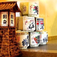 Promotional Sushi Restaurant Decoration Wine Bottle Japanese Ornaments Sake Barrel Japanese Style Iz
