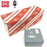 MK G2977 ALM 13A 1 Gang Metalclad Switch Socket / MK 13A SWITCH SOCKET METAL CLAD