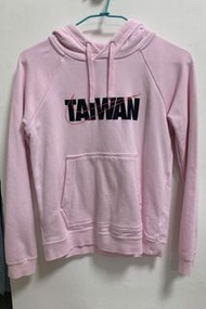 二手 // NIKE TAIWAN LOGO 台灣 粉紅色帽T 女XS