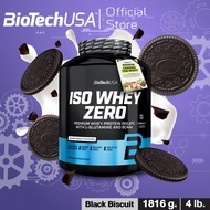 Biotech USA Iso Whey Zero  Black Biscuit โปรตีนเวย์ไอโซเลท  รส แบล็กบิสกิต   ฟิตเนส ลดน้ำหนัก เพิ่มก