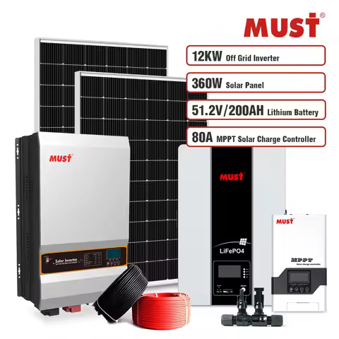 2025 MUST a Must Fast Delivery 3kva 5kva 5000w 5kw 1000w 24v 48v Solar Hybrid Inverter for Off Grid 