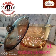 Vantage 5L amberware cherry blossom cookware