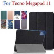 For Tecno MegaPad 11 T1101 Drop Resistant Premium Leather Mega Pad LTE 11.0 Inch Android Stylish Tab