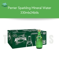 Perrier Sparkling Mineral Water 330mlx24 Glass Bottles