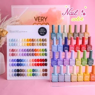 สีเจล very good nail 60 สี 1 ชาต( ขนาด 15ml) แถมท็อปกับเบสและชาตสี สีทาเล็บ พร้อมชาร์ทโชว์ ขวดสีเดีย