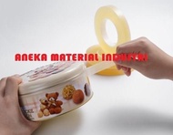 New Isolasi Lakban Segel Toples Kue Kering Roll Jumbo 50 Meter Lebih