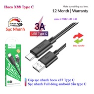 Hoco x88 Android Fast Charging Cable Genuine TypeC Charging Port