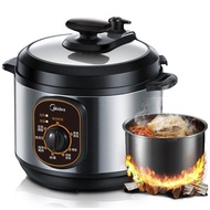 S-T💗Midea Electric Pressure Cooker Household Intelligent Pressure Cooker Rice Cookers4Cooking Rice Soup Pot Genuine Warr