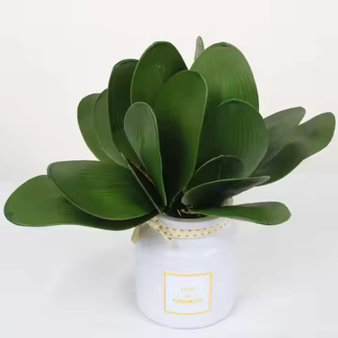 Simulation Plant Green Artificial Plant Real Touch Plastic Real Touch Orchid Fake Plant Decorative