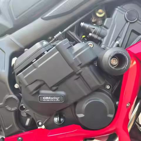 GBRacing Secondary Engine Cover Set For HONDA CBR650R & CB650R: 2021-2025 Alternator + 2024-2025 E-C