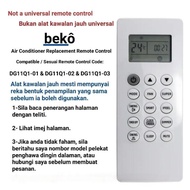 High Quality Beko air conditioner Replacement Remote Control DG11Q1-01, DG11Q1-02, DG11Q1-03 ( BMLE0