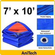 ANITECH "KOREA" Premium Canvas Canopy 6ft 8ft 9ft 10ft 12ft Kaki Tarpaulin Blue Orange Kanvas Khemah