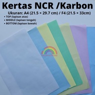 Terlaris kertas NCR/karbon/nota isi 500 pcs (1rim) ukuran A4/F4