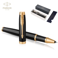 Parker New IM Series Black Rollerball Pen with Chrome Trim, Fine Point Nib with Quink Ink Refill