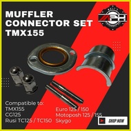 ◭ ∈ ∟ Muffler Connector (Set) TMX155 / CG125 / Rusi TC / Euro / Motoposh / Skygo