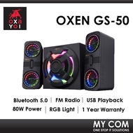 Oxa Esports Oxen GS-50 RGB Gaming Speaker With Bluetooth 5.0, FM Radio, USB Playback, HDMI ARC, RGB 