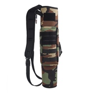 KRATARC Archery Lightweight Back Arrow Quiver Dual Use Foldable Compact Hip Arrows Bag with Molle Sy