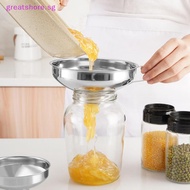 greatshore Canning Funnel Stainless Steel Cooking Tools Wide Mouth Canning Funnel Filter Leak Wide-m
