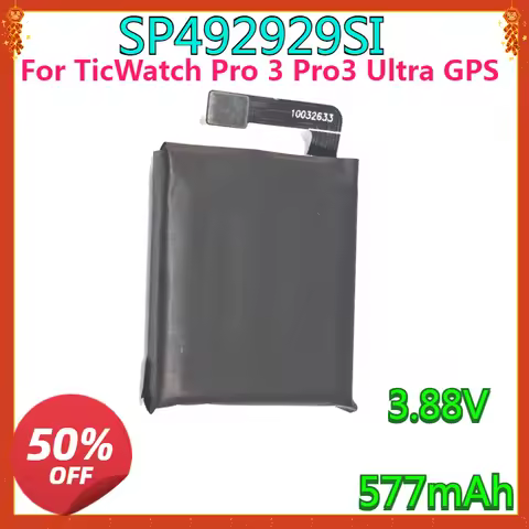 New High Quality Replaceable Battery 577mah 3.88V ProX Watch Battery for TicWatch Pro 3 Pro3 Ultra G