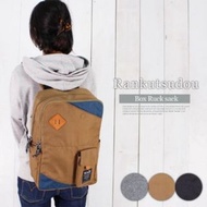 日本 W*lt 啡藍色帆 獨立小袋格型 背囊