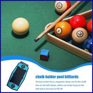 Pool Cue Tip Chalk Holder Magnetic Billiard Pool Chalk Holders with Belt Clip Mini Portable Pool Chalk Case lusg lusg
