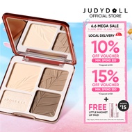 (Local Delivery) JUDYDOLL 橘朵 Highlight & Contour & Blush & Highlight 3D Palette_Natural Contour and 