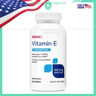 GNC VITAMIN E 400 IU 180 Softgels MADE IN USA