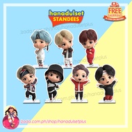 Bts Characters  Standee | Mic Drop Version  | Kpop standee | cake topper ♥ hdsph [ 2.5 inches only ] set - 7pcs