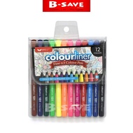 Unicorn Colour Liner Ink Pen 0.5mm Fine 12 Colours UCL-181 / Art & Craft Pen / Drawing Pen