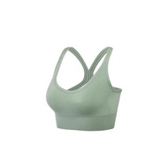 Plus Size Wireless Shockproof Women Sports Bra 40-90KG Cross Back Support Yoga Fitness Running Bra