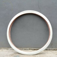 PUTIH White Outer Tire Bike RING 26x1 3/8 - JENGKI Bicycle Outer Tire - Outer Tire Size 26x1 3/8