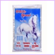 ✑ ☢ PLASTIC NG YELO , ICE TUBIG WATER - white horse patok na matibay PE BAG 4 x 12- 100 pieces per