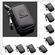 Universal Car Key Case Cover Bag Auto Key Holder Men Wallet Logo Customized Key Case For Toyota Suzu