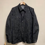 Bape gore tex 黑迷彩防水教練外套