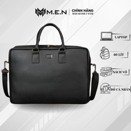 Leather laptop document holder from to 40cm for 16-inch laptop with many compartments Whiki FR01