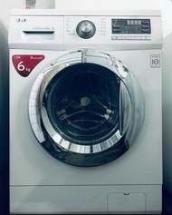 LG washing machine // 前置式洗衣機＊超薄身洗衣機 ／ 大眼雞  ／２手傢俬