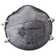 3M™ 8247 หน้ากากรองฝุ่น ละออง กลิ่นเจือจางของไอระเหยสารตัวทำละลาย R95 20 ชิ้น/กล่อง