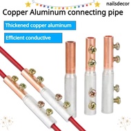 NAILSDECOR 1Pcs Transition Joint, Splice Sleeve Cable Wire Connector Copper-aluminum Transition Tube